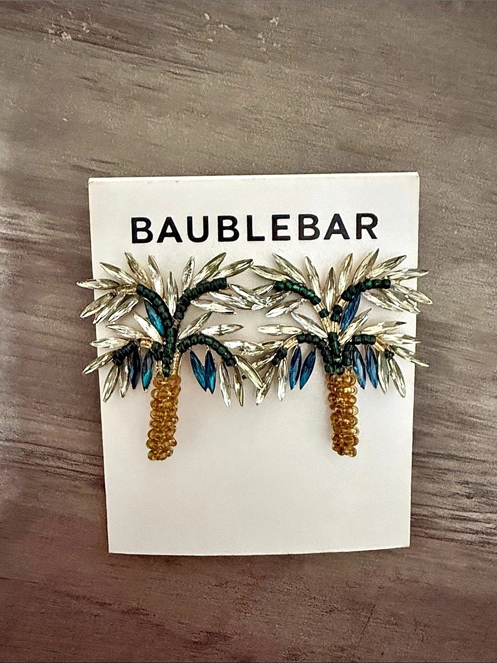 BaubleBar Sugarfix by BaubleBar Seas The Day Palm Tree Earrings Sugarfix Seas